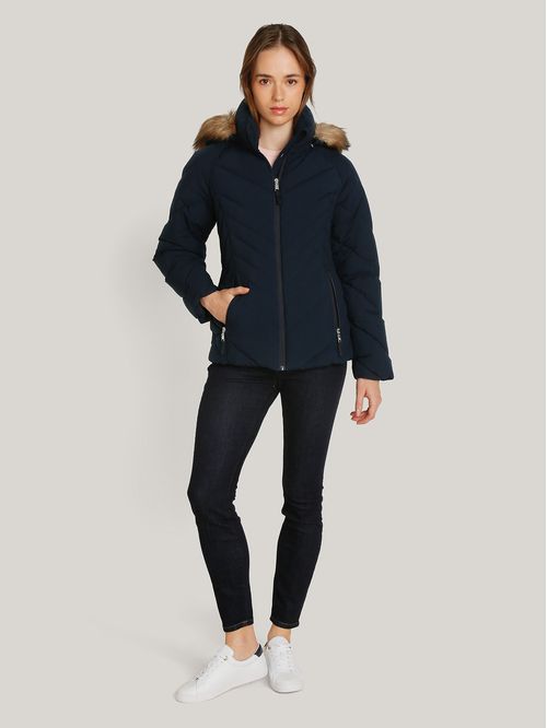 CASACA SHORT PUFFER W. FUR