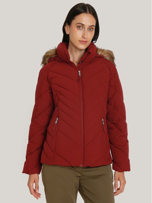 CASACA SHORT PUFFER W. FUR