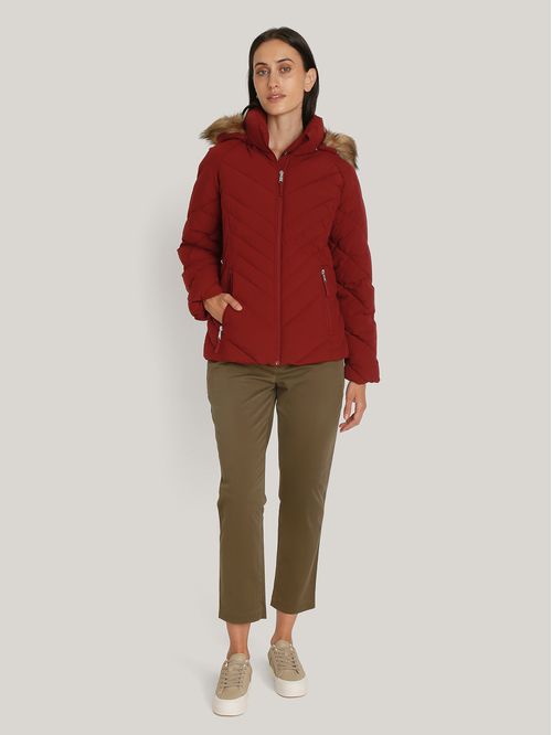 CASACA SHORT PUFFER W. FUR