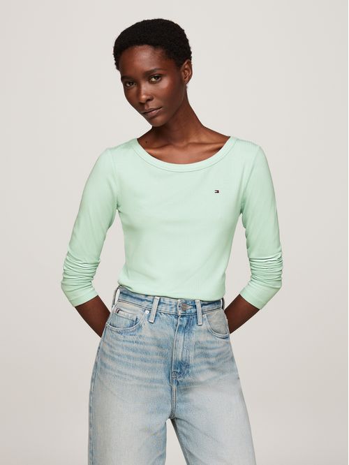 CAMISETA SLIM 5X2 RIB O-NK LS