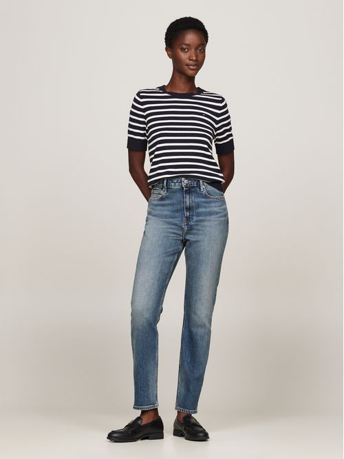 JEAN SLIM CIGARETTE HW A PAT