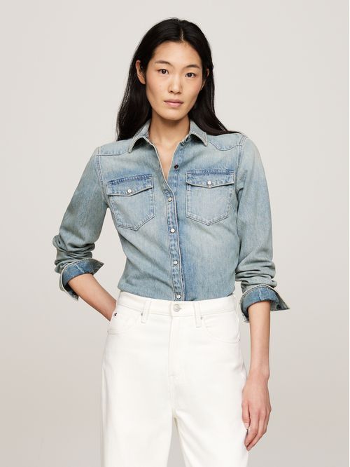BLUSA DNM LS SLIM SHIRT JOY