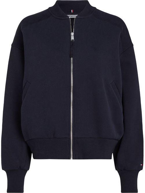 SWEATSHIRT VARSITY CREST ZIP HWK JKT