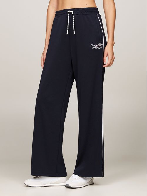 PANTALON SCRIPT GRAPHIC WIDE LEG PANT