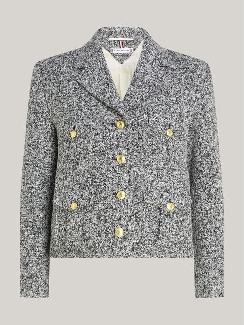 SACO BOUCLE WOOL MIX JACKET