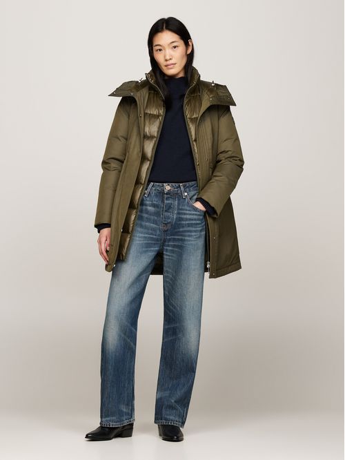 CASACA NYLON MIX PADDED PARKA