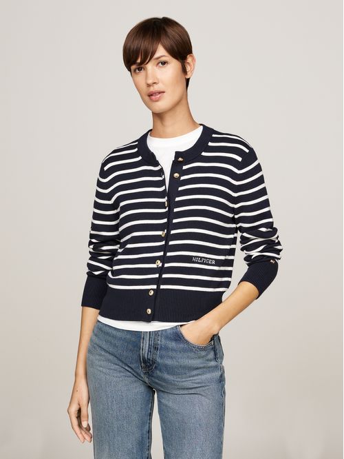SWEATER MINI STP CO C-NK CARDIGAN