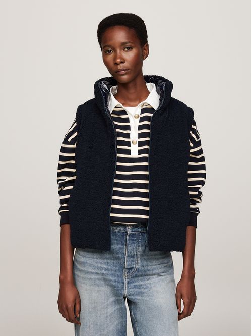 CHALECO LW DOWN REV TEDDY VEST