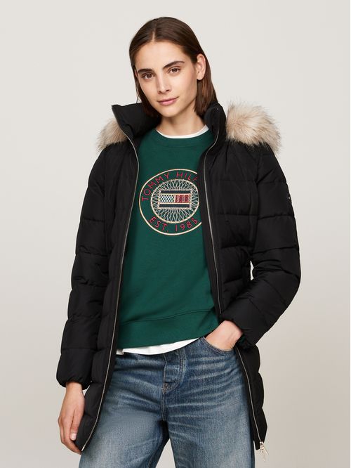 CASACA HERITAGE DOWN TYRA COAT WITH F