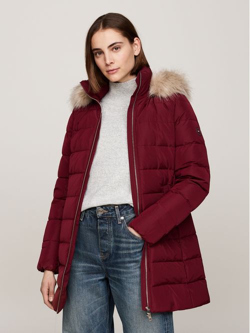CASACA HERITAGE DOWN TYRA COAT WITH F