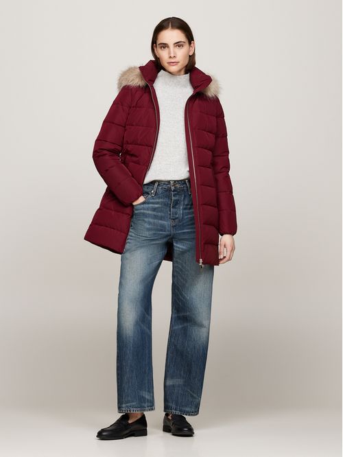 CASACA HERITAGE DOWN TYRA COAT WITH F