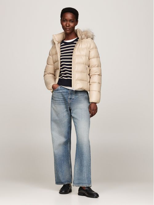 CASACA GLOSS DOWN TYRA JKT WITH FUR