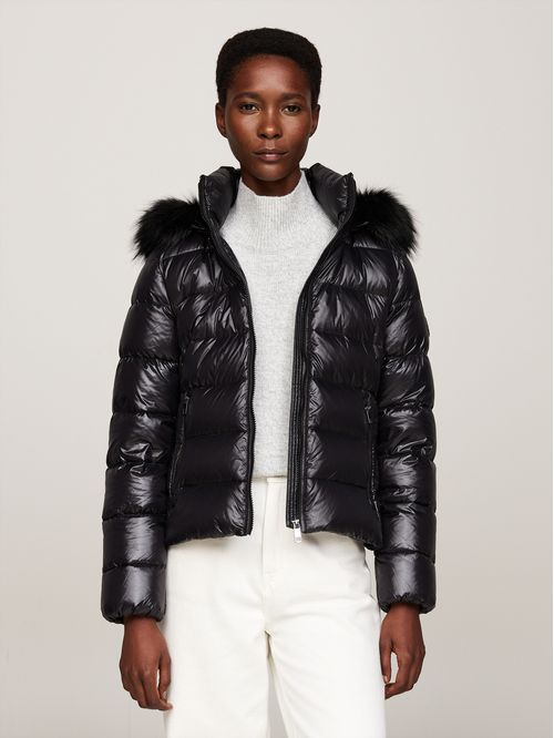 CASACA GLOSS DOWN TYRA JKT WITH FUR