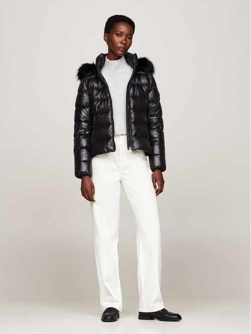 CASACA GLOSS DOWN TYRA JKT WITH FUR