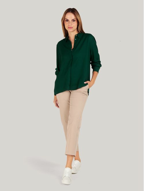 BLUSA FLUID VISCOSE REGULAR SHIRT