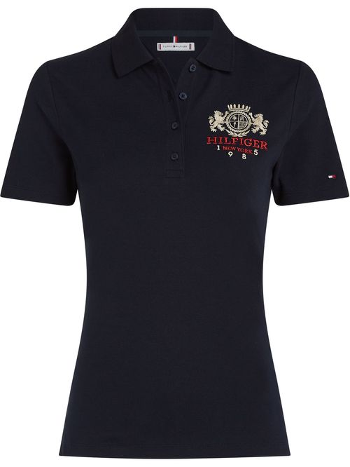 POLO SLIM VARSITY CREST POLO SS
