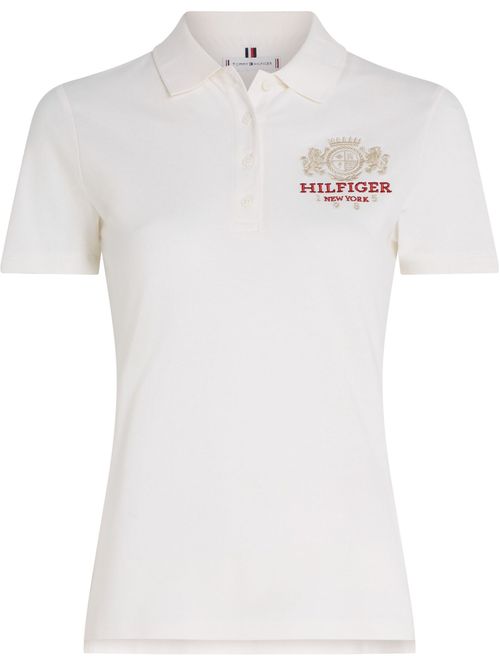 POLO SLIM VARSITY CREST POLO SS