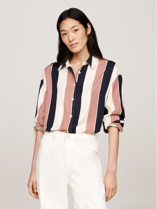 BLUSA GLOBAL STP VISCOSE LOOSE SHIRT