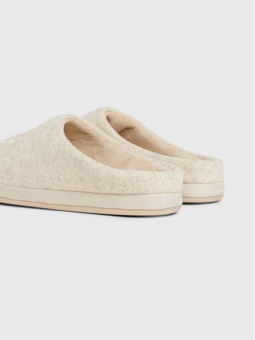 PANTUFLAS TH EMBLEM FELT SLIPPER