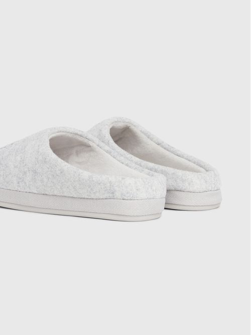 PANTUFLAS TH EMBLEM FELT SLIPPER