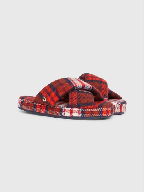 PANTUFLAS TARTAN CHECK HOME SLIPPER