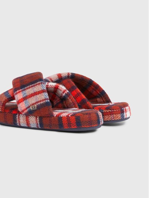 PANTUFLAS TARTAN CHECK HOME SLIPPER