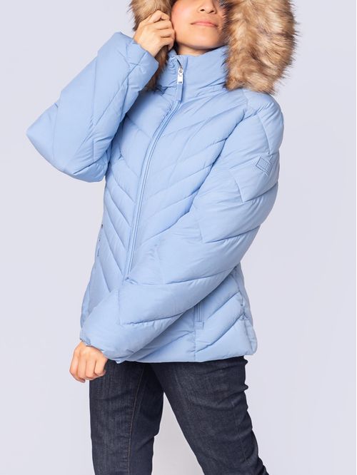 CASACA SHORT PUFFER W. FUR