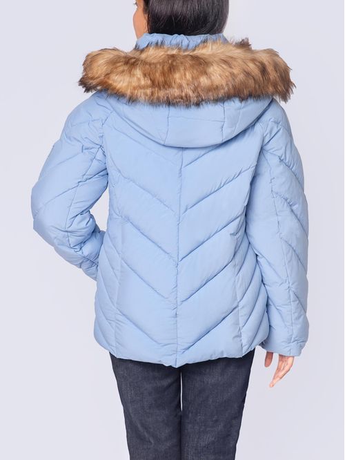CASACA SHORT PUFFER W. FUR