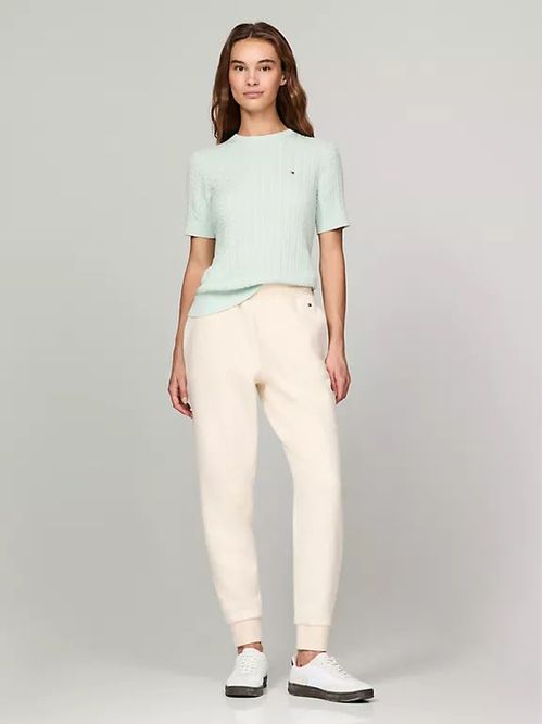 SWEATER W JENNY CABLE SS