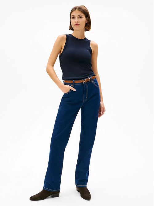 TOP SLIM 5X2 RIB TANK TOP NS-SOLID