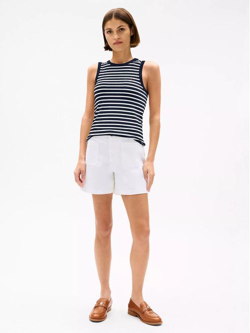 TOP W SLIM 5X2 RIB TANK TOP NS STP