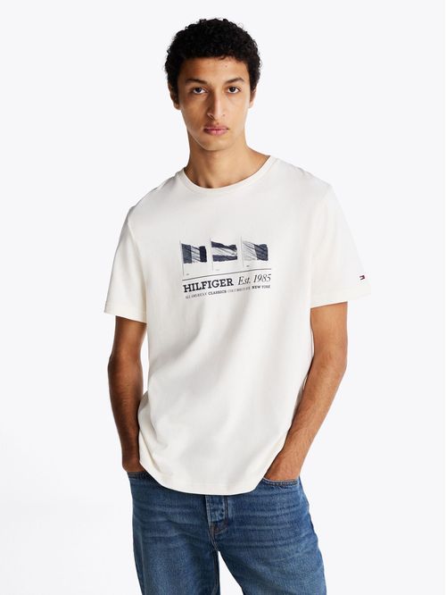 CAMISETA HILFIGER FLAGS TEE TH