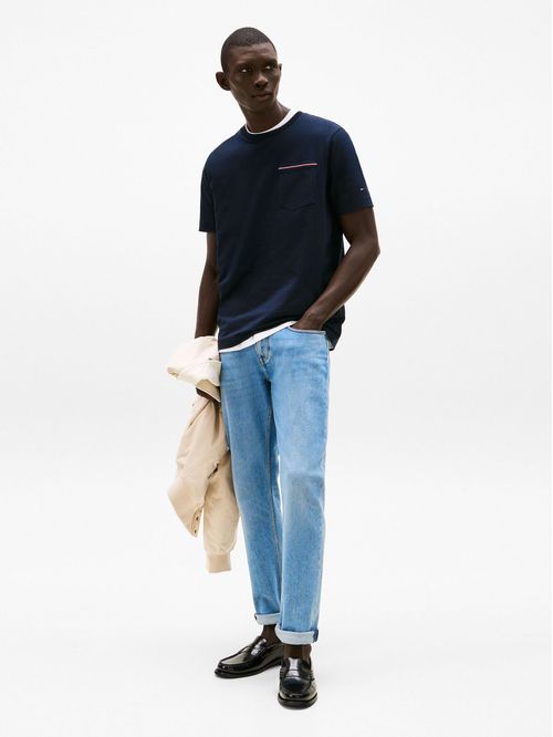 CAMISETA GLOBAL STRIPE POCKET TEE TH