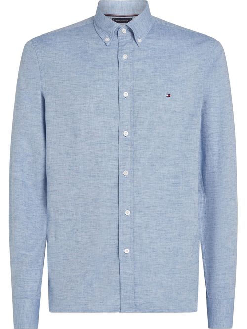 CAMISA BRUSHED LINEN SOLID SF SHIRT TH