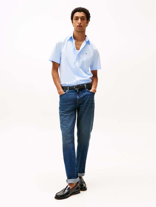 CAMISA FLEX POPLIN SOLID S/S SHIRT TH