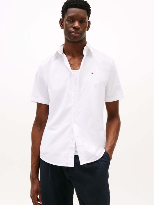 CAMISA FLEX POPLIN SOLID S/S SHIRT TH