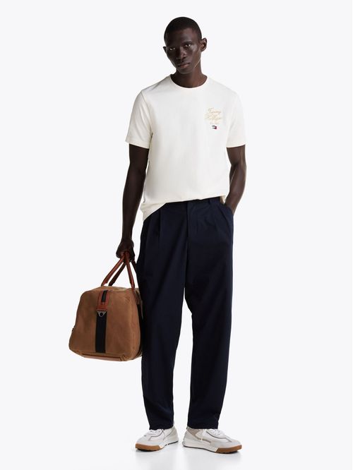 CAMISETA SCRIPT HILFIGER STACK TEE TH