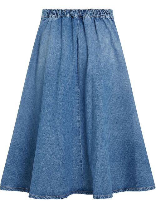 FALDA DNM MIDI FLARE SKIRT HW UMA
