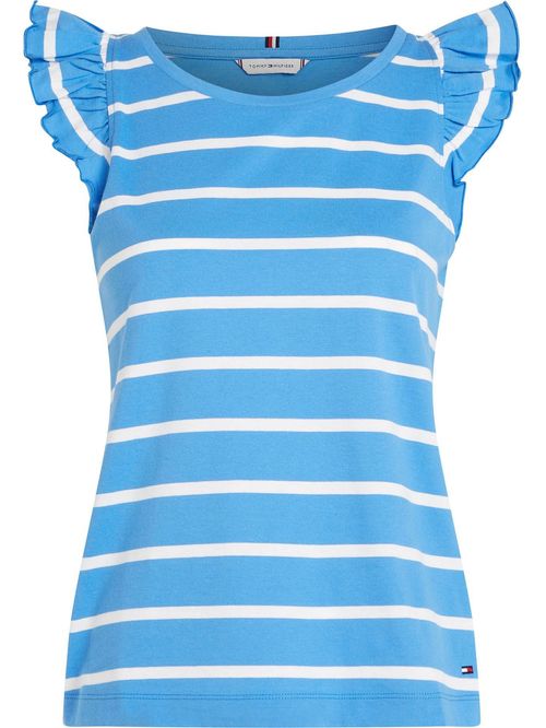 CAMISETA  BRETON FRILL SLEEVELESS TOP
