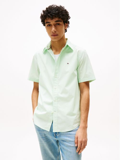 CAMISA FLEX POPLIN SOLID S/S SHIRT TH