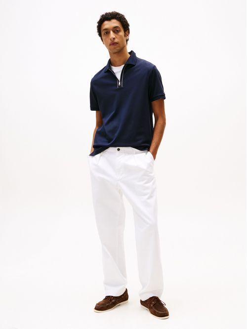 POLO ZIP LIQUID COTTON REG POLO TH