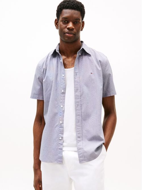 CAMISA FLEX POPLIN HOUNDSTOOTH SS SHI