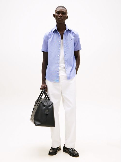 CAMISA FLEX POPLIN HOUNDSTOOTH SS SHI