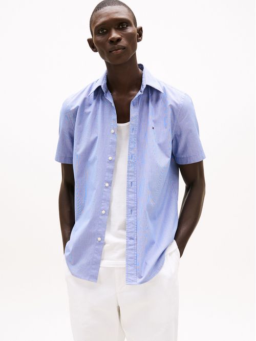 CAMISA FLEX POPLIN HOUNDSTOOTH SS SHI