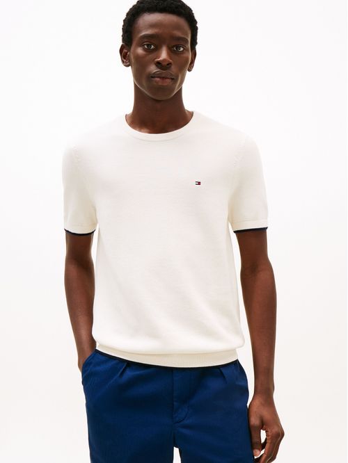 CAMISETA TIPPED STRUCTURE KNITTED TEE TH