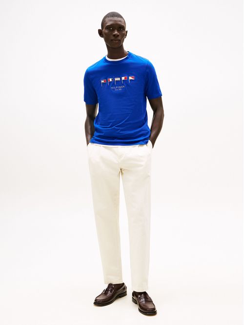 CAMISETA HILFIGER MULTI FLAGS TEE TH