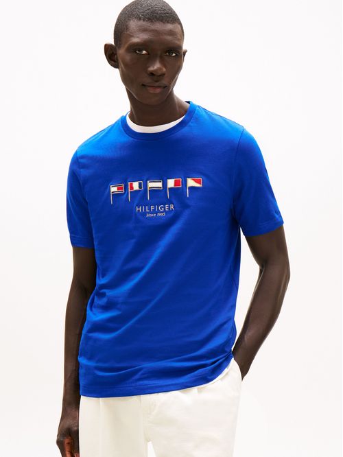 CAMISETA HILFIGER MULTI FLAGS TEE TH