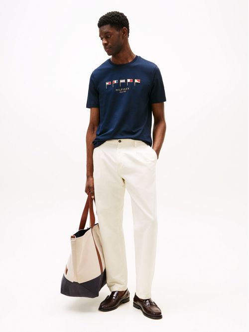 CAMISETA HILFIGER MULTI FLAGS TEE TH