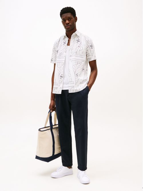 CAMISA FLEX POPLIN AOP NAUTICAL SHIRT TH