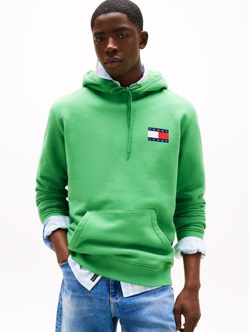 SWEATSHIRT TJM REG ESSENTIAL FLAG HOOD EX TH